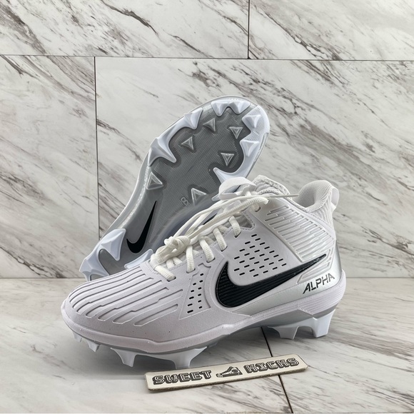 Nike Alpha Menace Strong Football Cleats White